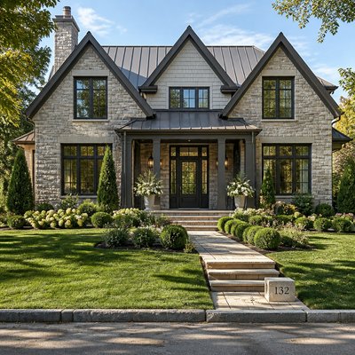 house with front view