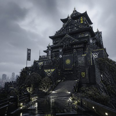 majestic castle on a hilltop