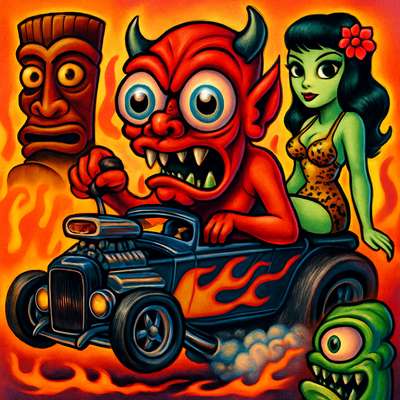 Lowbrow Art Style