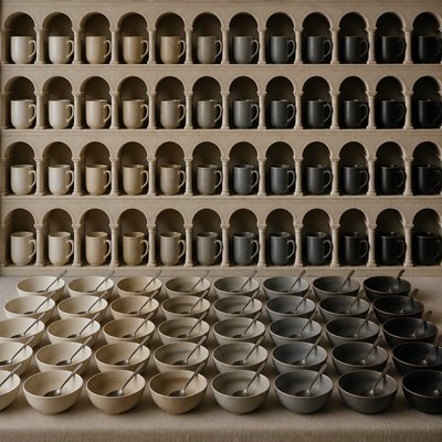 still life with everyday objects