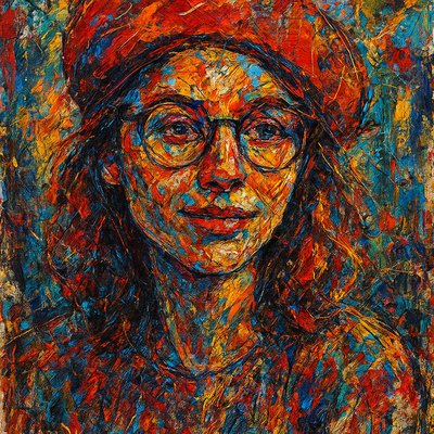 Abstract Expressionist Modern Art Style Style Transfer Example