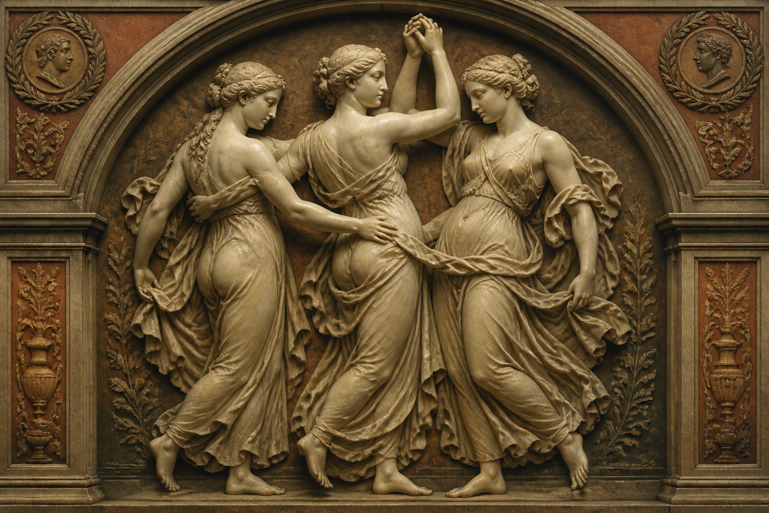 the three graces dancing