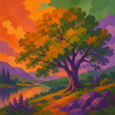 a tree in nature