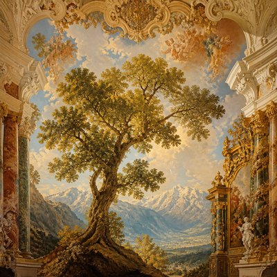 a tree in nature