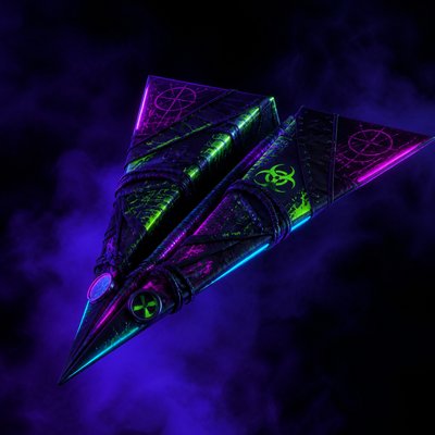 a paper plane, clean minimal composition on a plain background, no text