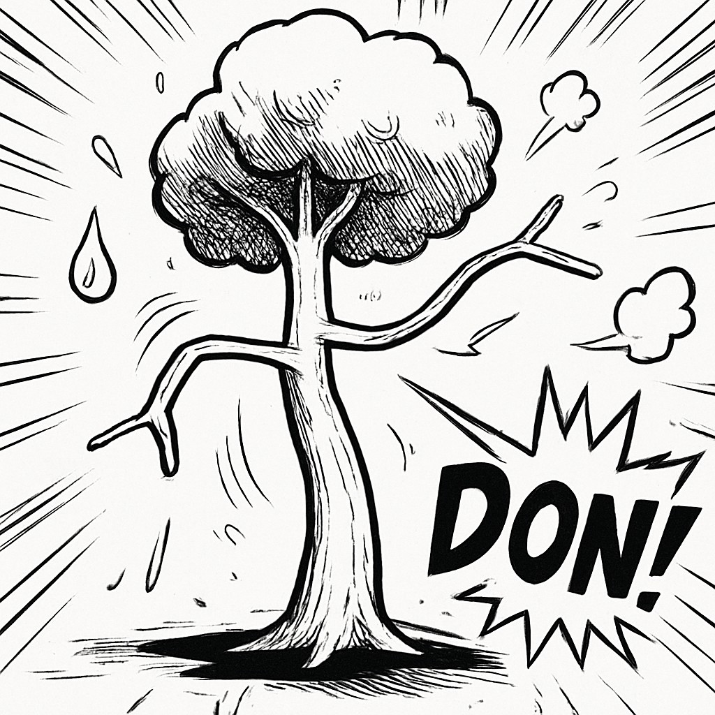a tree in nature