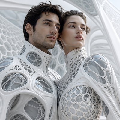 portrait of two people together