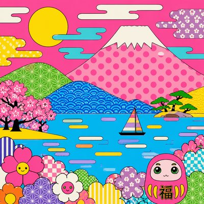 serene landscape with mountains and water
