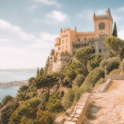 majestic castle on a hilltop