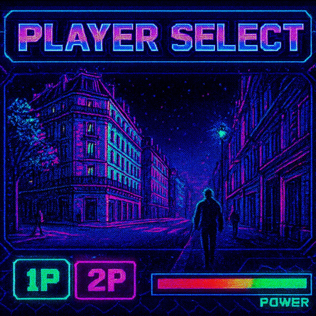 Arcade Fighter Character Select Screen Style Transfer Example