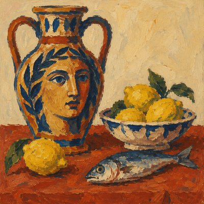 still life with everyday objects
