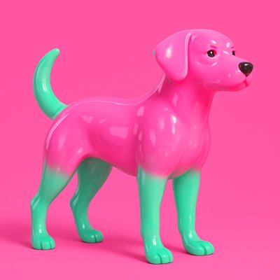 animal standing in natural pose