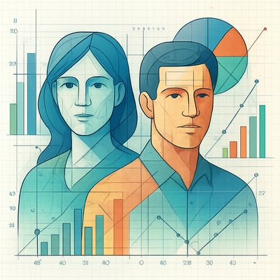 portrait of two people together