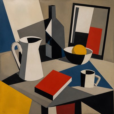 still life with everyday objects