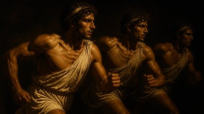 ancient greek runners