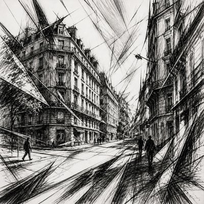 Tension Art Style Style Transfer Example