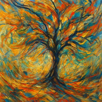 a tree in nature