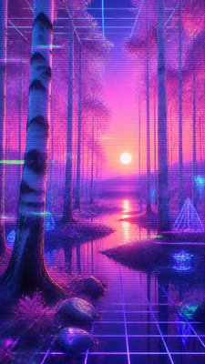 a serene birch forest in soft morning light, no people, no text
