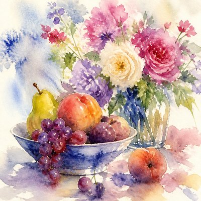 Wet-on-Wet Watercolor Style 3