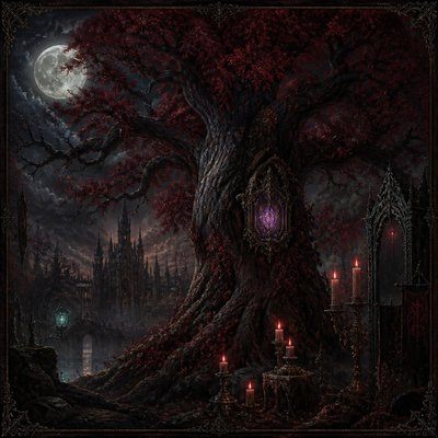 a tree in nature — Gothic Fantasy Art