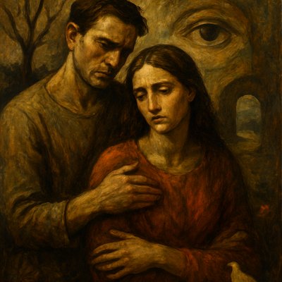 portrait of two people together