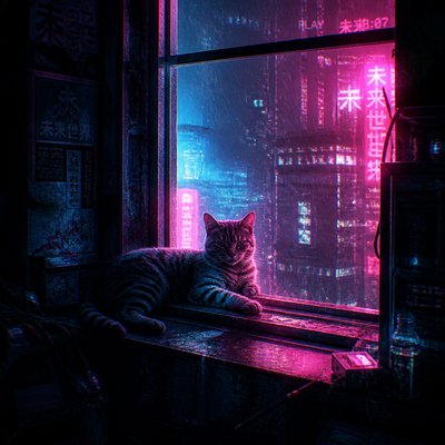a cat lounging in a sunlit window