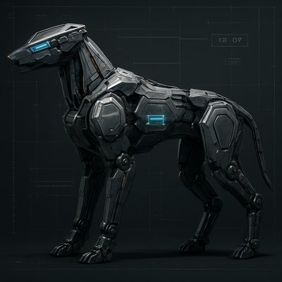 animal standing in natural pose