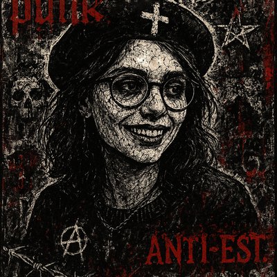 Gothic Punk Art Style Transfer Example