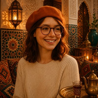 Moroccan Interior Design Style Transfer Example