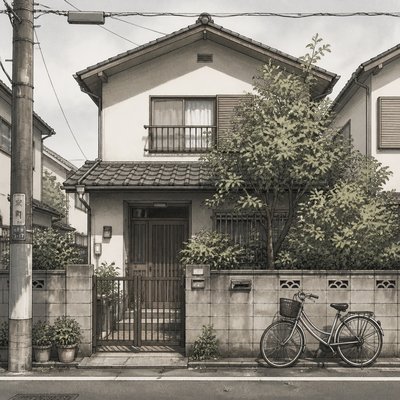 house with front view