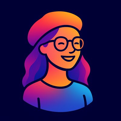 Gradient Icon Design Style Transfer Example