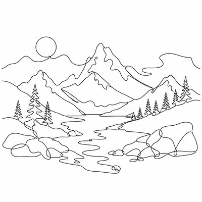 wide landscape with natural scenery
