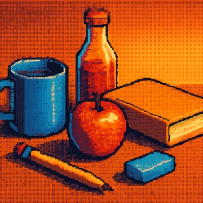 still life with everyday objects