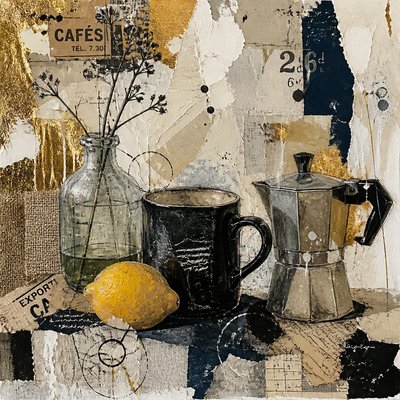 still life with everyday objects