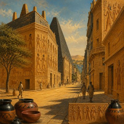 Sudanese Art Style Style Transfer Example