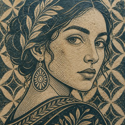 Sgraffito Art Style 1