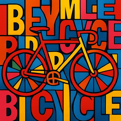 bicyle resting against a wall