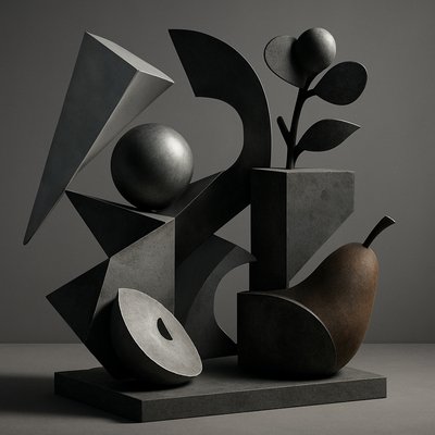still life arrangement of fruits and flowers
