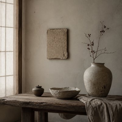 still life with everyday objects
