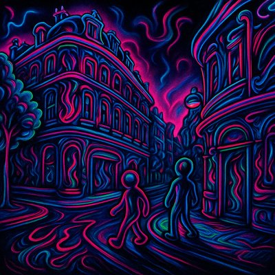 Lowbrow Art Style Style Transfer Example