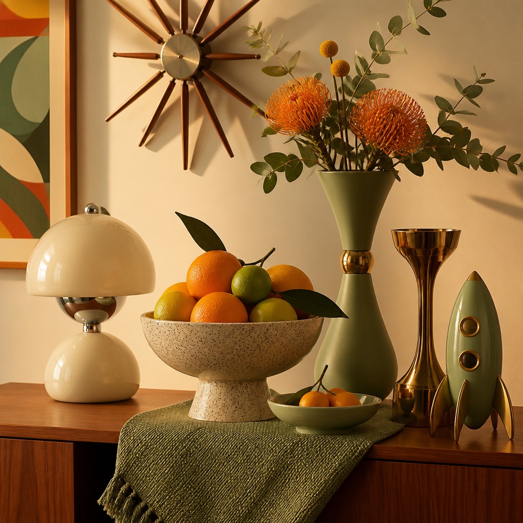 still life arrangement of fruits and flowers