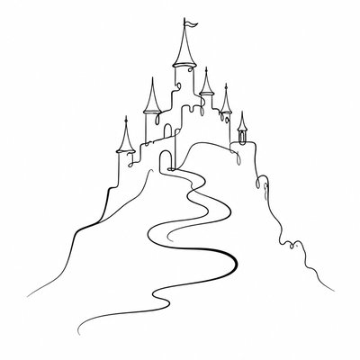 majestic castle on a hilltop