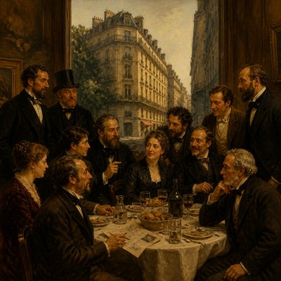 Group Portrait Painting Style Style Transfer Example