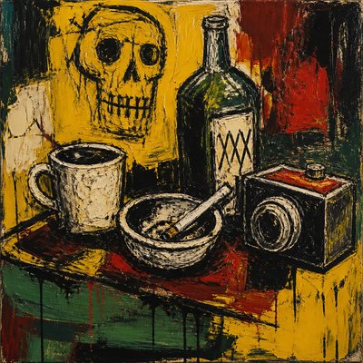 still life with everyday objects