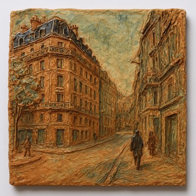 Ceramic Sculpture Art Style Style Transfer Example