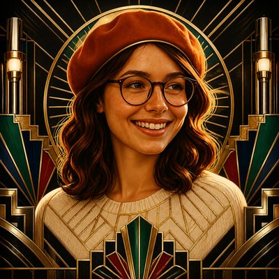 Art Deco Style Style Transfer Example