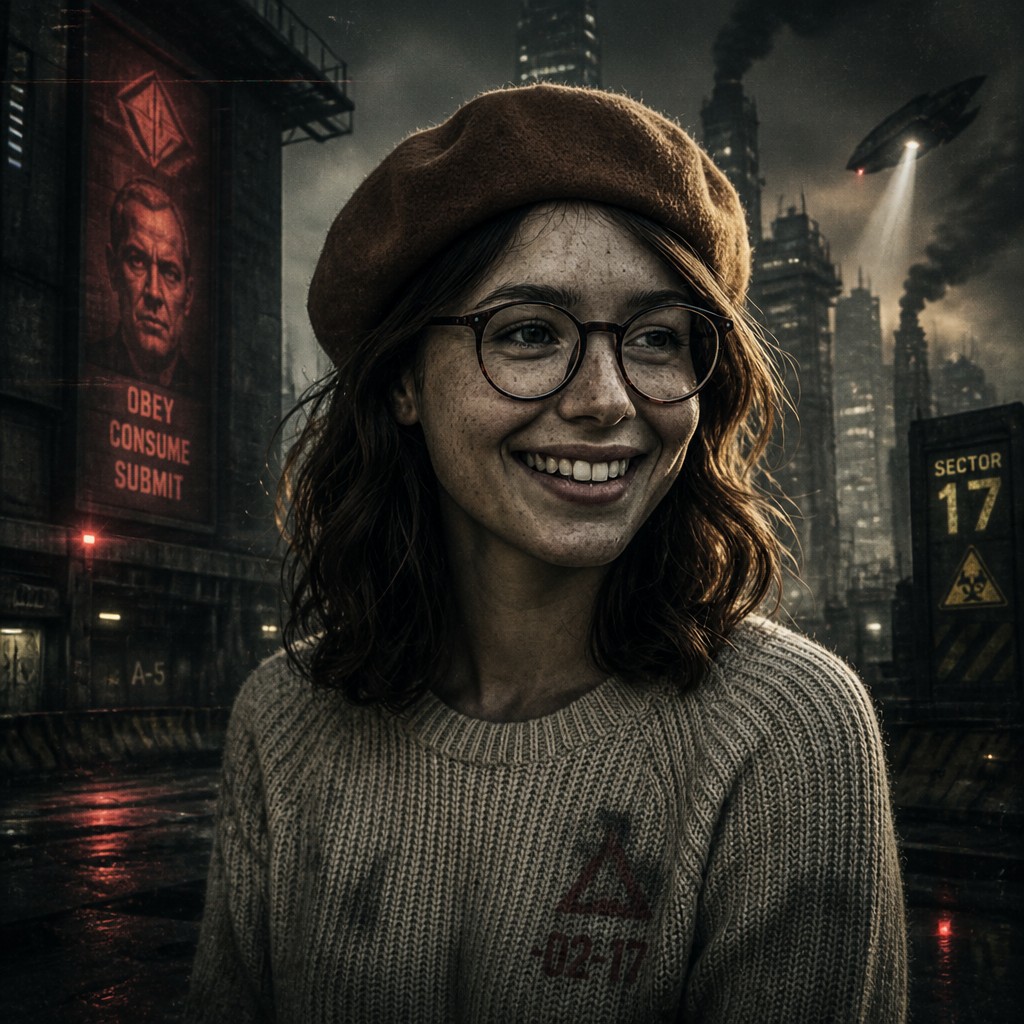 Dystopian Sci-Fi Art Style Transfer Example