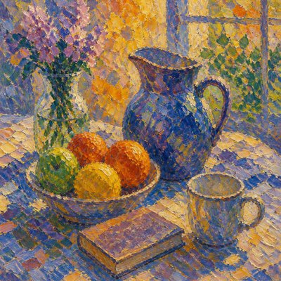 still life with everyday objects
