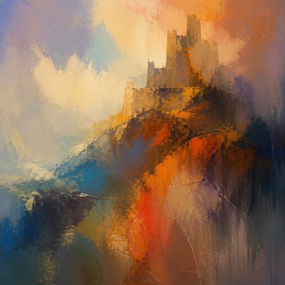 majestic castle on a hilltop