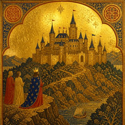 majestic castle on a hilltop